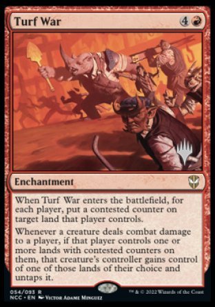 Turf War (Promo Pack) [Streets of New Capenna Commander Promos] | Play N Trade Winnipeg