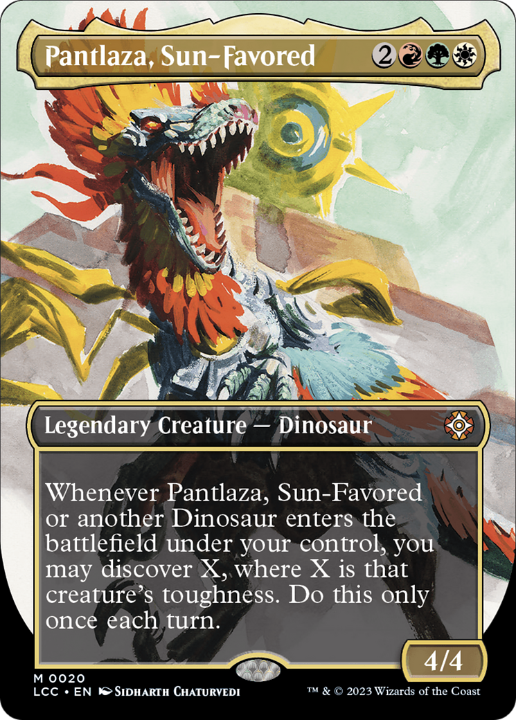 Pantlaza, Sun-Favored (Borderless) [The Lost Caverns of Ixalan Commander] | Play N Trade Winnipeg