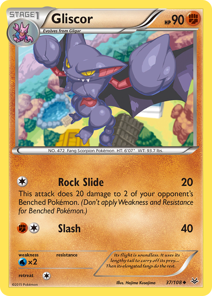 Gliscor (37/108) [XY: Roaring Skies] | Play N Trade Winnipeg