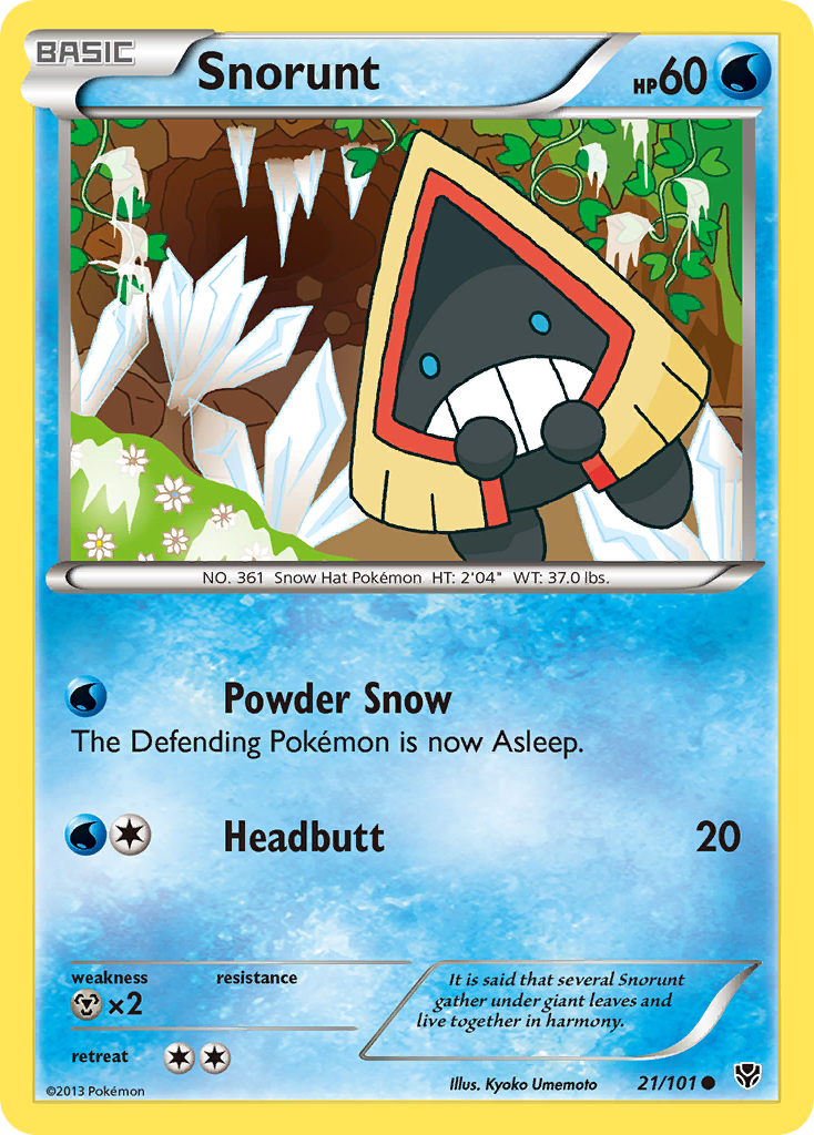 Snorunt (21/101) [Black & White: Plasma Blast] | Play N Trade Winnipeg