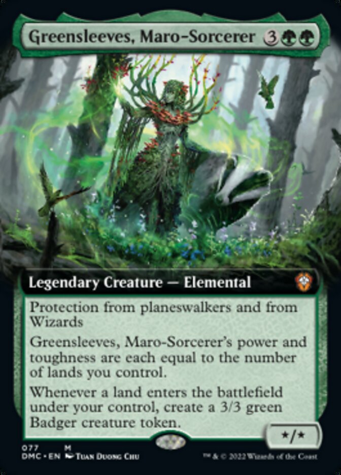 Greensleeves, Maro-Sorcerer (Extended Art) [Dominaria United Commander] | Play N Trade Winnipeg