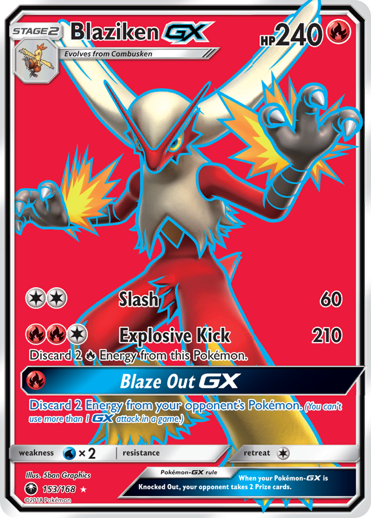 Blaziken GX (153/168) [Sun & Moon: Celestial Storm] | Play N Trade Winnipeg