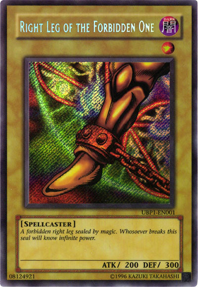 Right Leg of the Forbidden One [UBP1-EN001] Secret Rare | Play N Trade Winnipeg