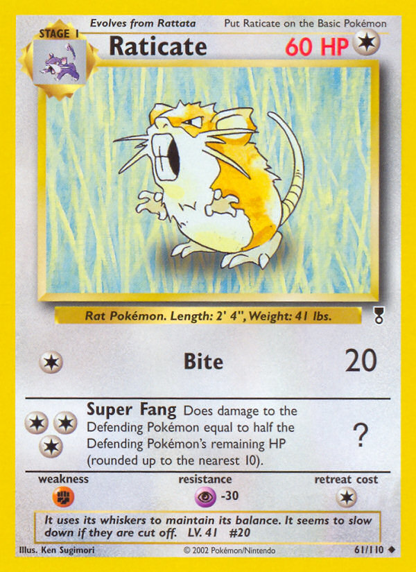 Raticate (61/110) [Legendary Collection] | Play N Trade Winnipeg