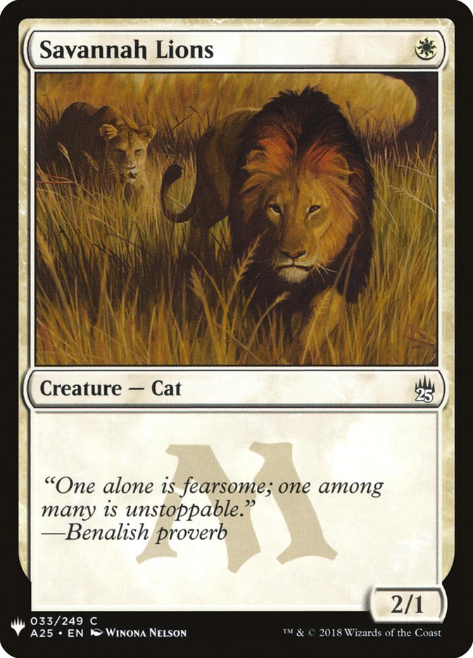 Savannah Lions [Mystery Booster] | Play N Trade Winnipeg