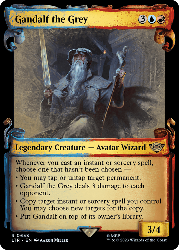 Gandalf the Grey [The Lord of the Rings: Tales of Middle-Earth Showcase Scrolls] | Play N Trade Winnipeg