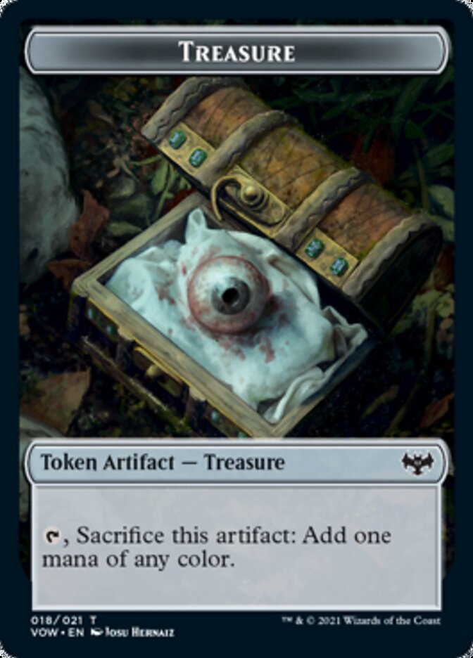 Insect // Treasure Double-sided Token [Innistrad: Crimson Vow Tokens] | Play N Trade Winnipeg