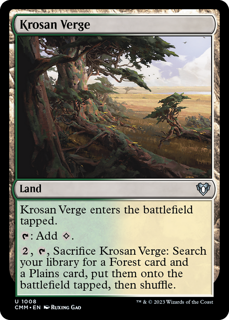 Krosan Verge [Commander Masters] | Play N Trade Winnipeg