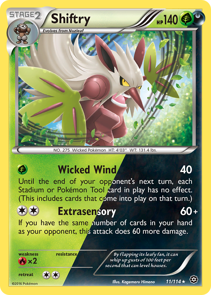 Shiftry (11/114) [XY: Steam Siege] | Play N Trade Winnipeg