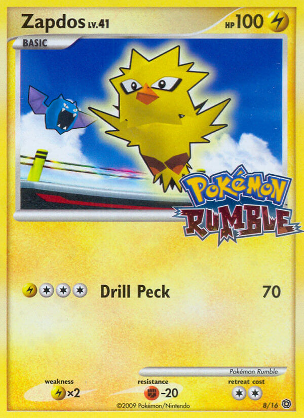 Zapdos (8/16) [Pokémon Rumble] | Play N Trade Winnipeg