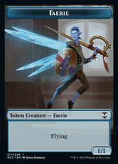 Faerie // Rogue Double-sided Token [Streets of New Capenna Commander Tokens] | Play N Trade Winnipeg