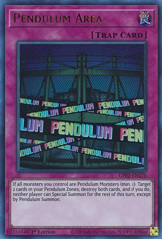 Pendulum Area [GFP2-EN170] Ultra Rare | Play N Trade Winnipeg