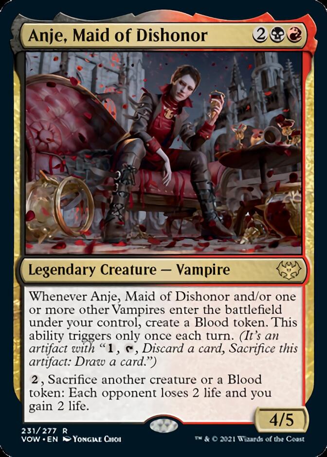 Anje, Maid of Dishonor [Innistrad: Crimson Vow] | Play N Trade Winnipeg