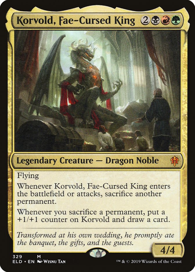 Korvold, Fae-Cursed King [Throne of Eldraine] | Play N Trade Winnipeg