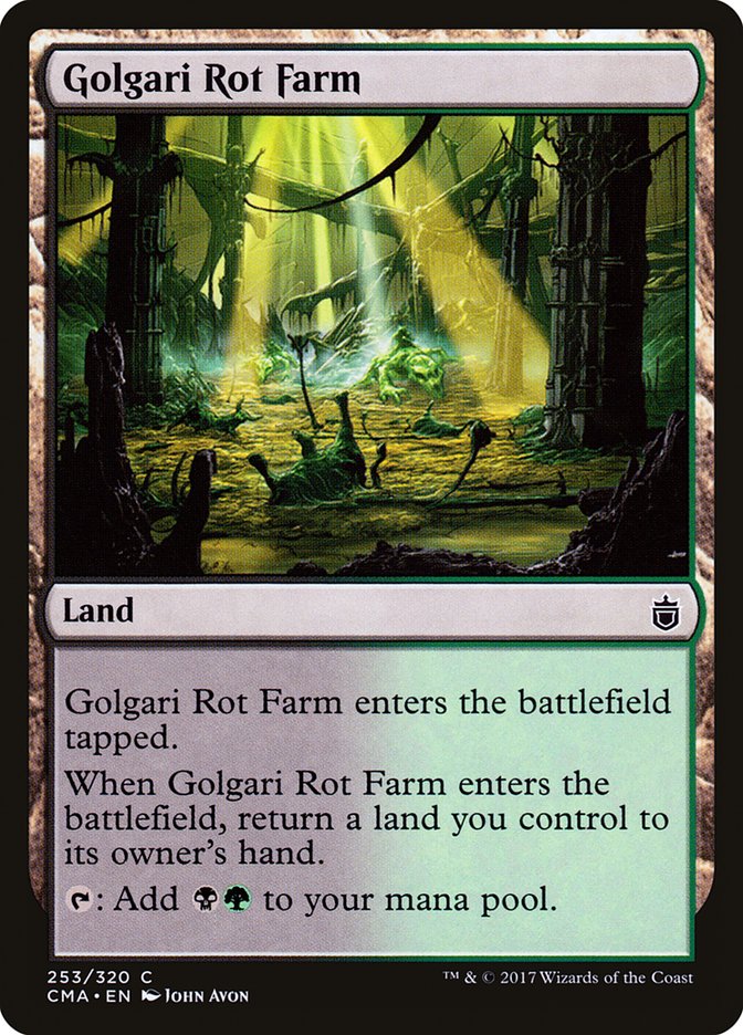 Golgari Rot Farm [Commander Anthology] | Play N Trade Winnipeg