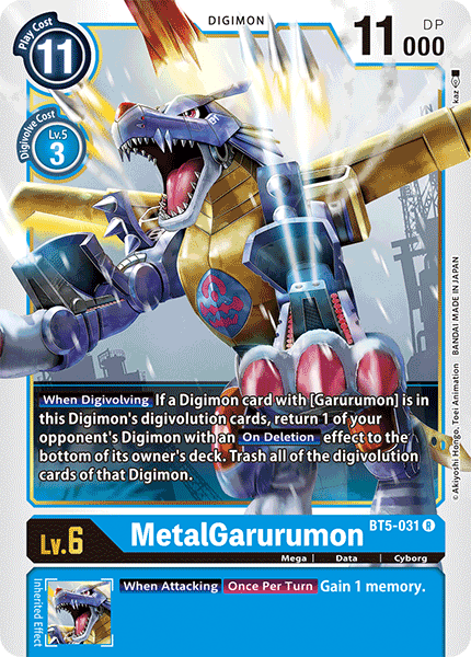 MetalGarurumon [BT5-031] [Battle of Omni] | Play N Trade Winnipeg