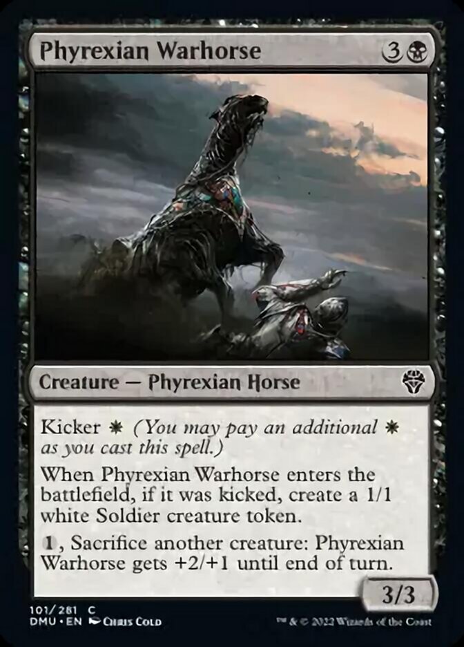 Phyrexian Warhorse [Dominaria United] | Play N Trade Winnipeg