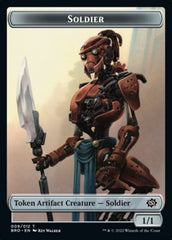 Powerstone // Soldier (009) Double-Sided Token [The Brothers' War Tokens] | Play N Trade Winnipeg