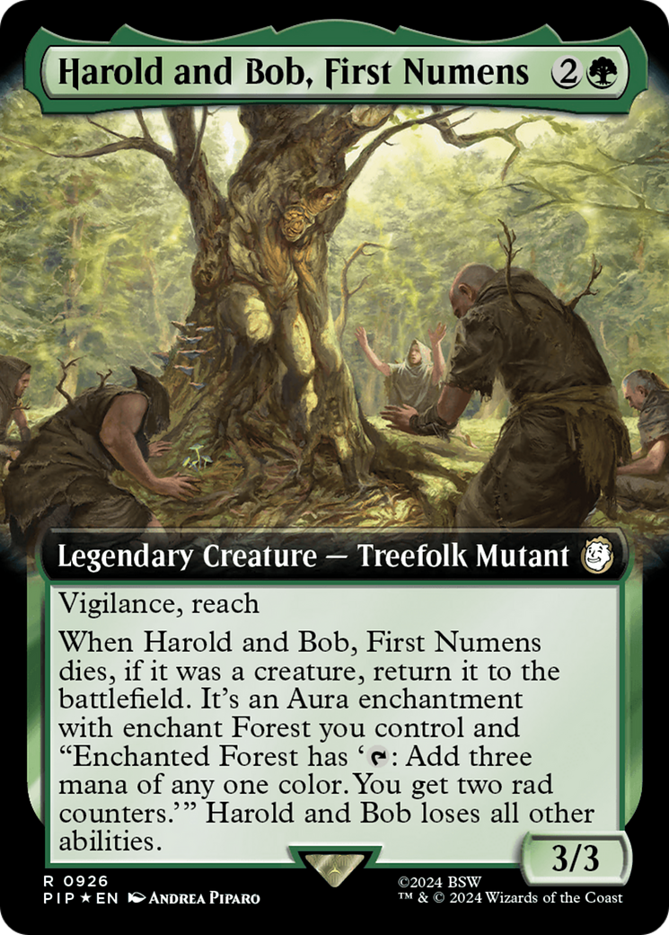 Harold and Bob, First Numens (Extended Art) (Surge Foil) [Fallout] | Play N Trade Winnipeg