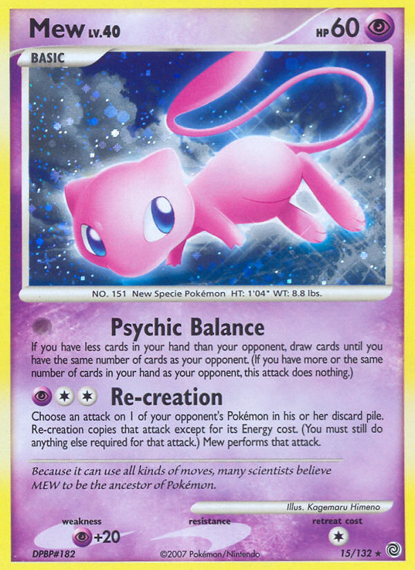 Mew (15/132) [Diamond & Pearl: Secret Wonders] | Play N Trade Winnipeg