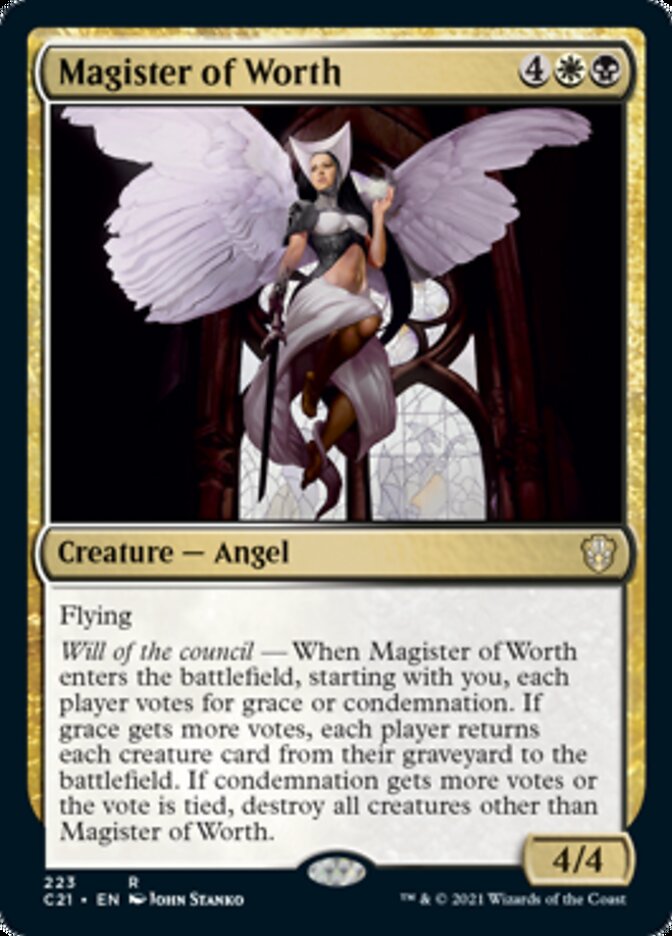 Magister of Worth [Commander 2021] | Play N Trade Winnipeg