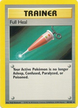 Full Heal (82/102) [Base Set Unlimited] | Play N Trade Winnipeg