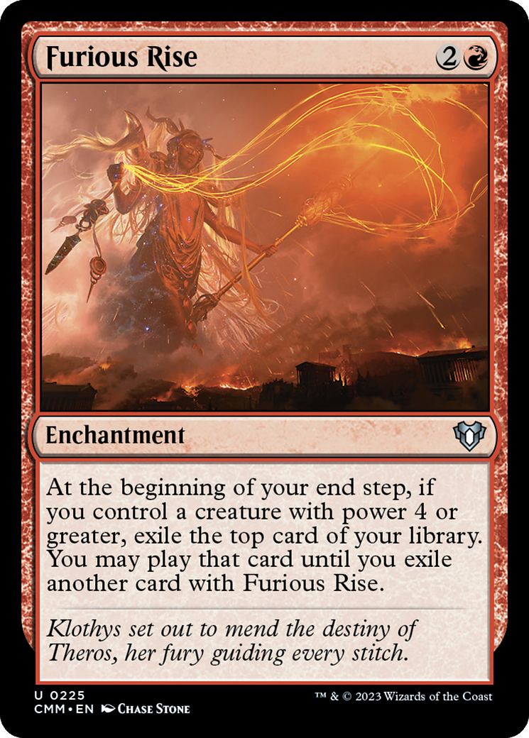 Furious Rise [Commander Masters] | Play N Trade Winnipeg