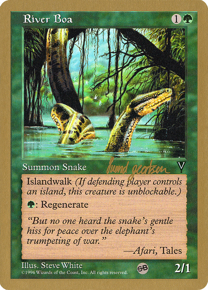 River Boa (Svend Geertsen) (SB) [World Championship Decks 1997] | Play N Trade Winnipeg