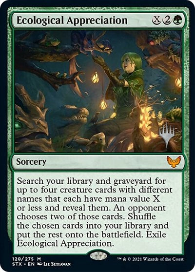 Ecological Appreciation (Promo Pack) [Strixhaven: School of Mages Promos] | Play N Trade Winnipeg