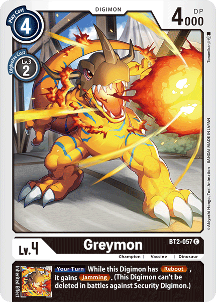 Greymon [BT2-057] [Release Special Booster Ver.1.0] | Play N Trade Winnipeg