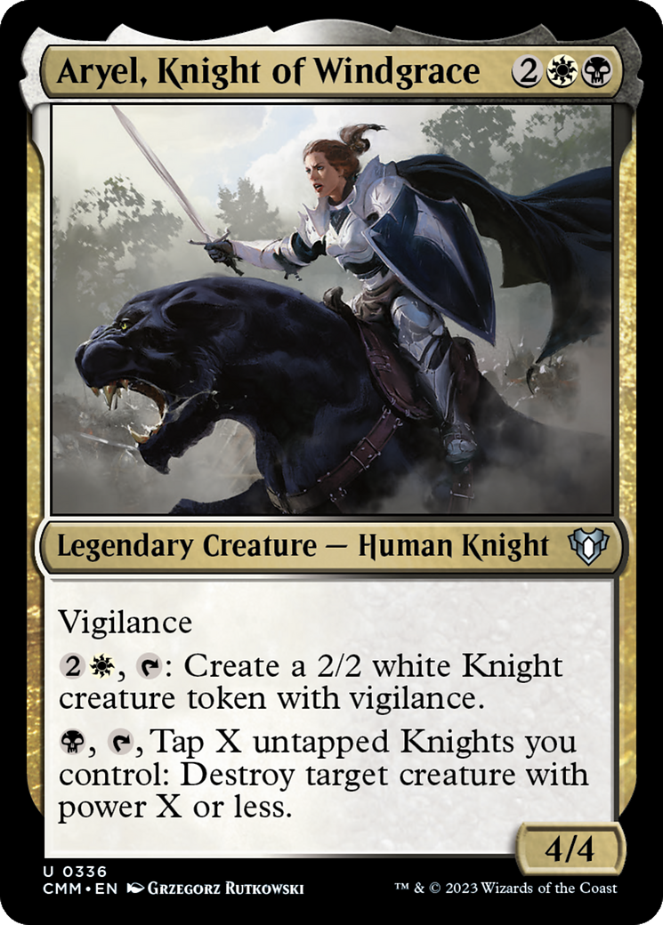 Aryel, Knight of Windgrace [Commander Masters] | Play N Trade Winnipeg