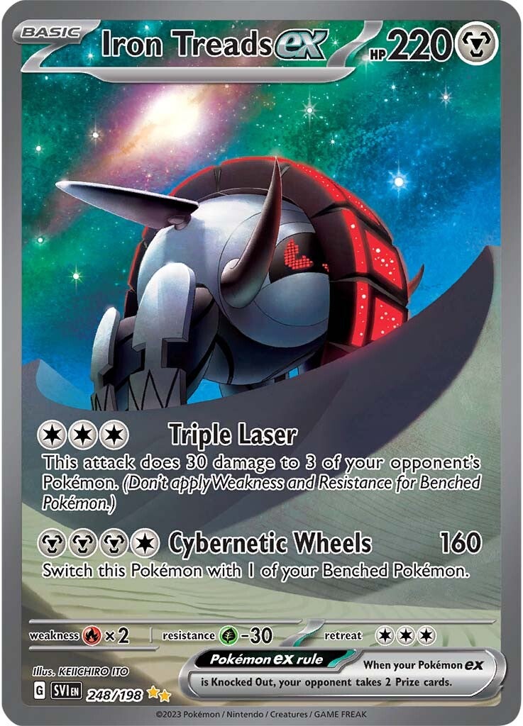 Iron Treads ex (248/198) [Scarlet & Violet: Base Set] | Play N Trade Winnipeg