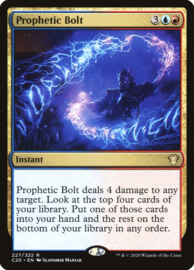 Prophetic Bolt [Commander 2020] | Play N Trade Winnipeg