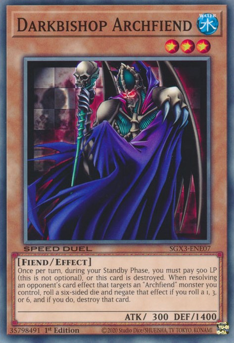 Darkbishop Archfiend [SGX3-ENE07] Common | Play N Trade Winnipeg
