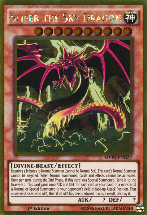 Slifer the Sky Dragon [MVP1-ENG57] Gold Rare | Play N Trade Winnipeg