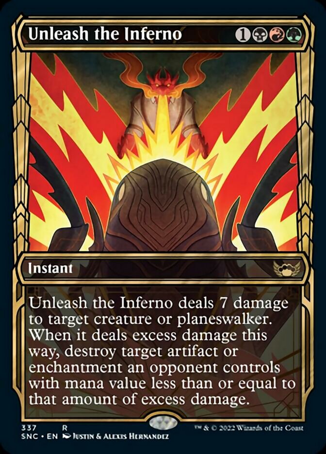 Unleash the Inferno (Showcase Golden Age) [Streets of New Capenna] | Play N Trade Winnipeg