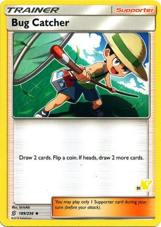 Bug Catcher (189/236) (Pikachu Stamp #51) [Battle Academy 2020] | Play N Trade Winnipeg