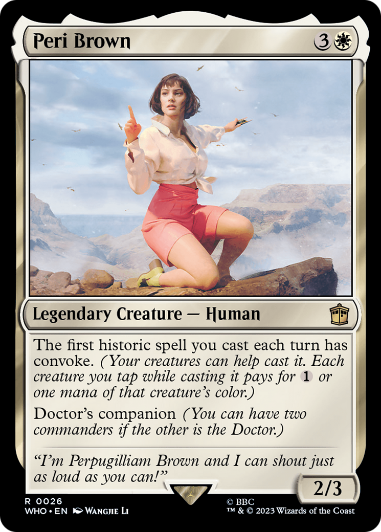 Peri Brown [Doctor Who] | Play N Trade Winnipeg
