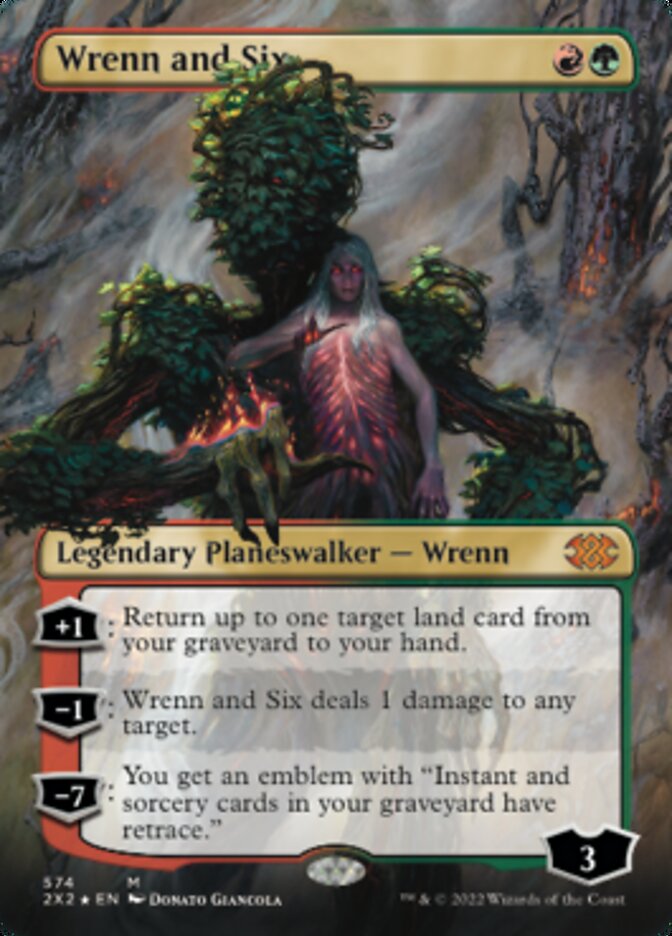 Wrenn and Six (Textured Foil) [Double Masters 2022] | Play N Trade Winnipeg