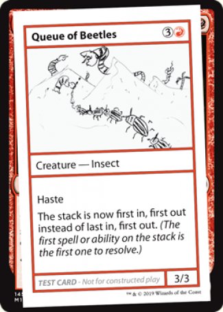 Queue of Beetles (2021 Edition) [Mystery Booster Playtest Cards] | Play N Trade Winnipeg