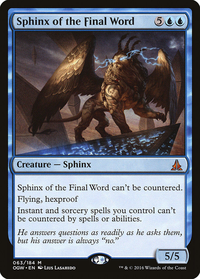 Sphinx of the Final Word [Oath of the Gatewatch] | Play N Trade Winnipeg