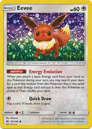 Eevee (101/149) (General Mills Promo) [Sun & Moon: Base Set] | Play N Trade Winnipeg