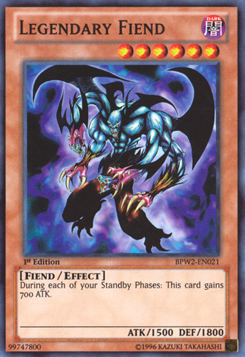 Legendary Fiend [BPW2-EN021] Super Rare | Play N Trade Winnipeg