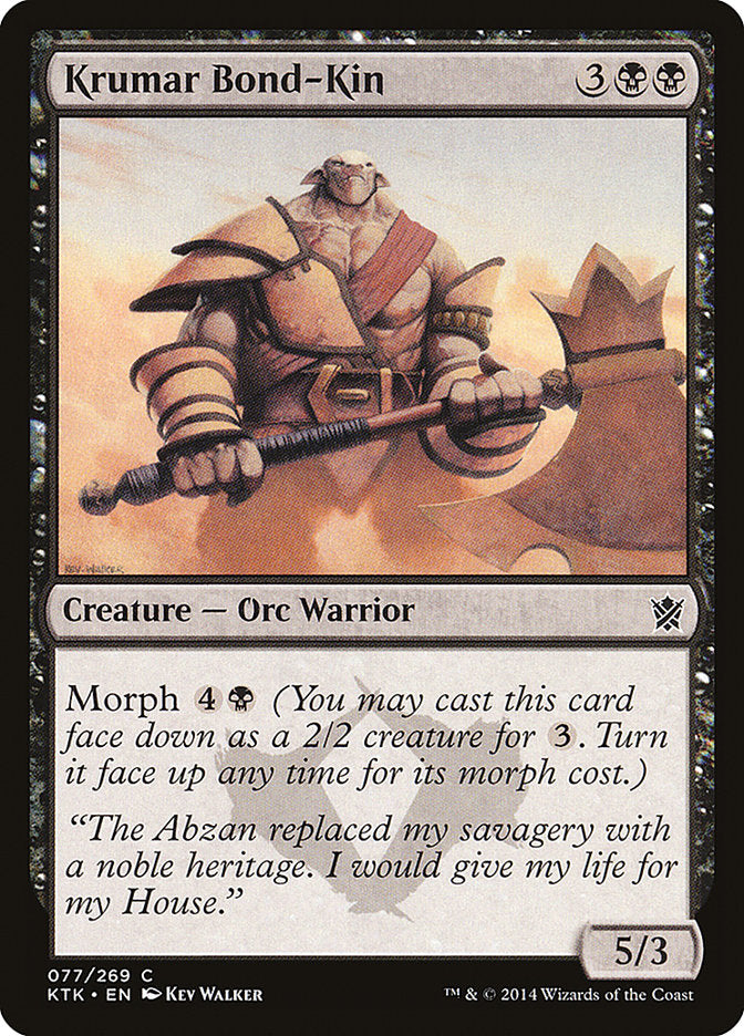 Krumar Bond-Kin [Khans of Tarkir] | Play N Trade Winnipeg