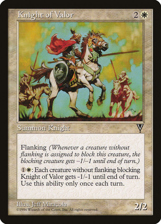 Knight of Valor [Visions] | Play N Trade Winnipeg