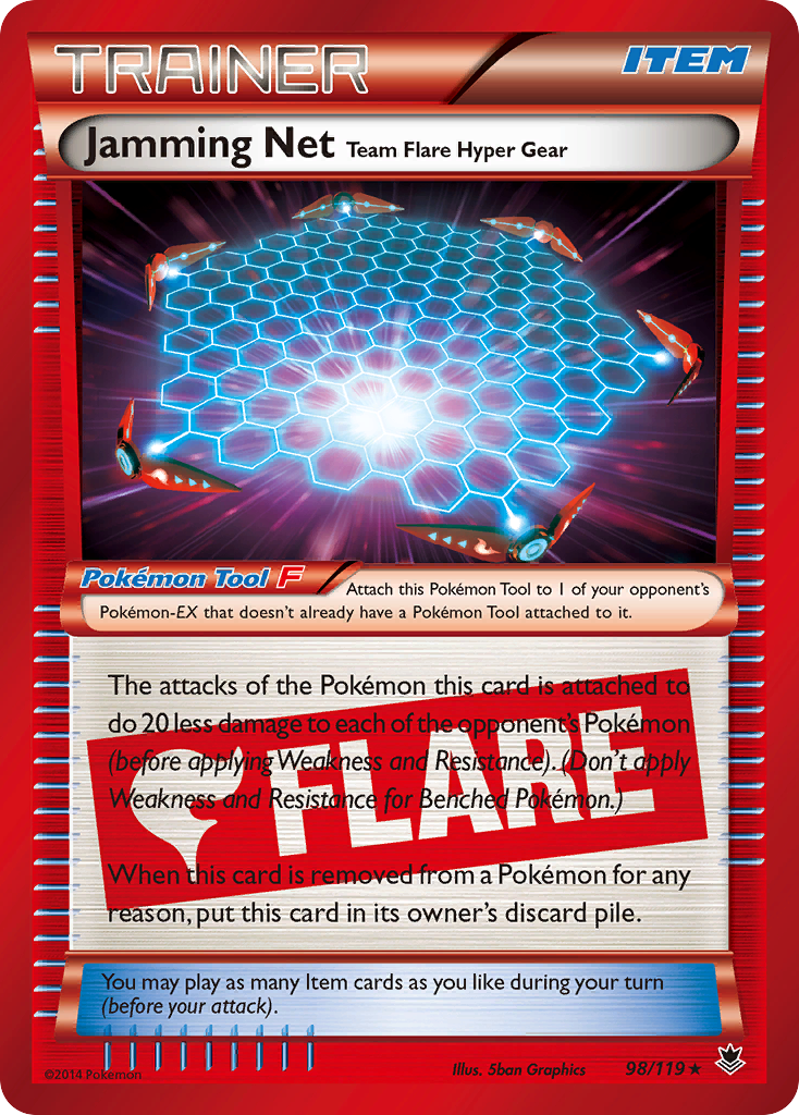 Jamming Net Team Flare Hyper Gear (98/119) [XY: Phantom Forces] | Play N Trade Winnipeg