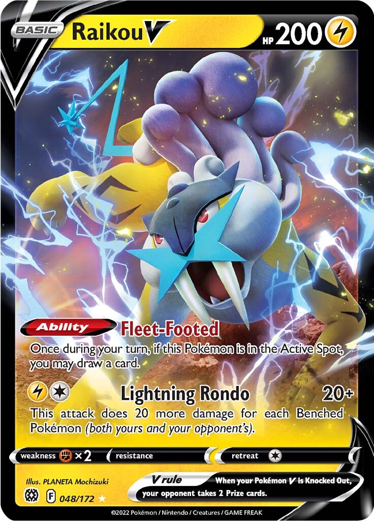 Raikou V (048/172) [Sword & Shield: Brilliant Stars] | Play N Trade Winnipeg