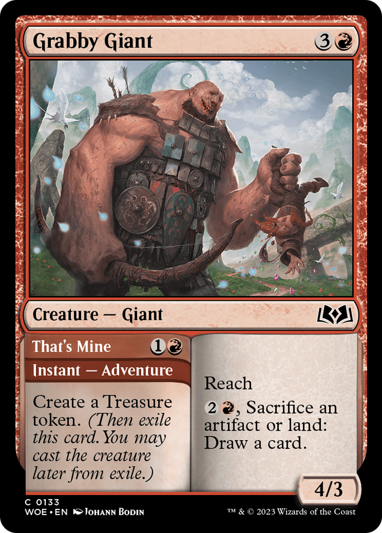 Grabby Giant // That's Mine [Wilds of Eldraine] | Play N Trade Winnipeg