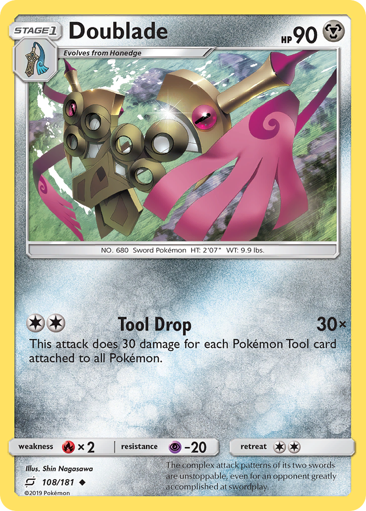 Doublade (108/181) [Sun & Moon: Team Up] | Play N Trade Winnipeg