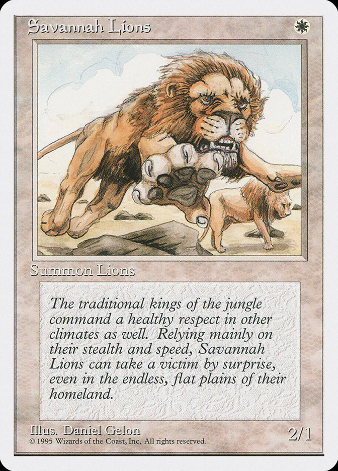 Savannah Lions [Fourth Edition] | Play N Trade Winnipeg